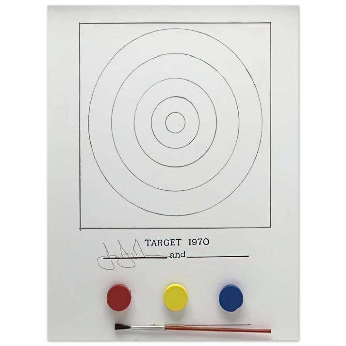 Jasper Johns - TARGET ULAE 89 75x100 cm / 30x40inches Fine Art Poster