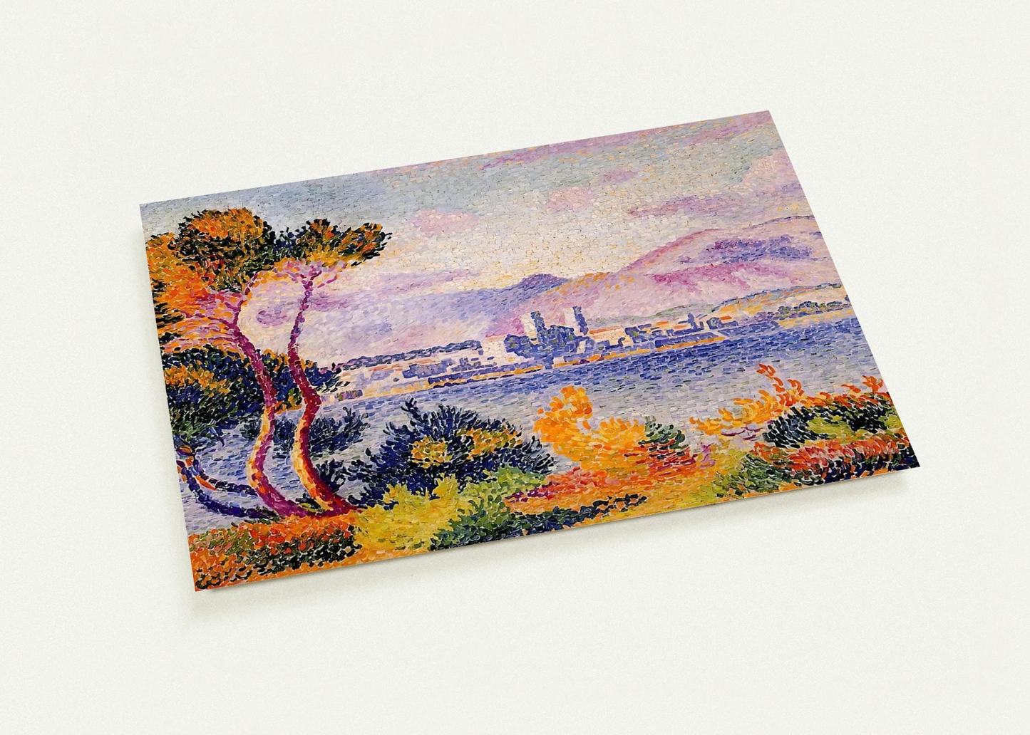 Antibes, Afternoon By Henri-Edmond Cross Pack of 10 Post Cards | Henri-Edmond Cross Post Cards | A6 (10.5 x 14.8 cm) - 4.1 x 5.8 inches