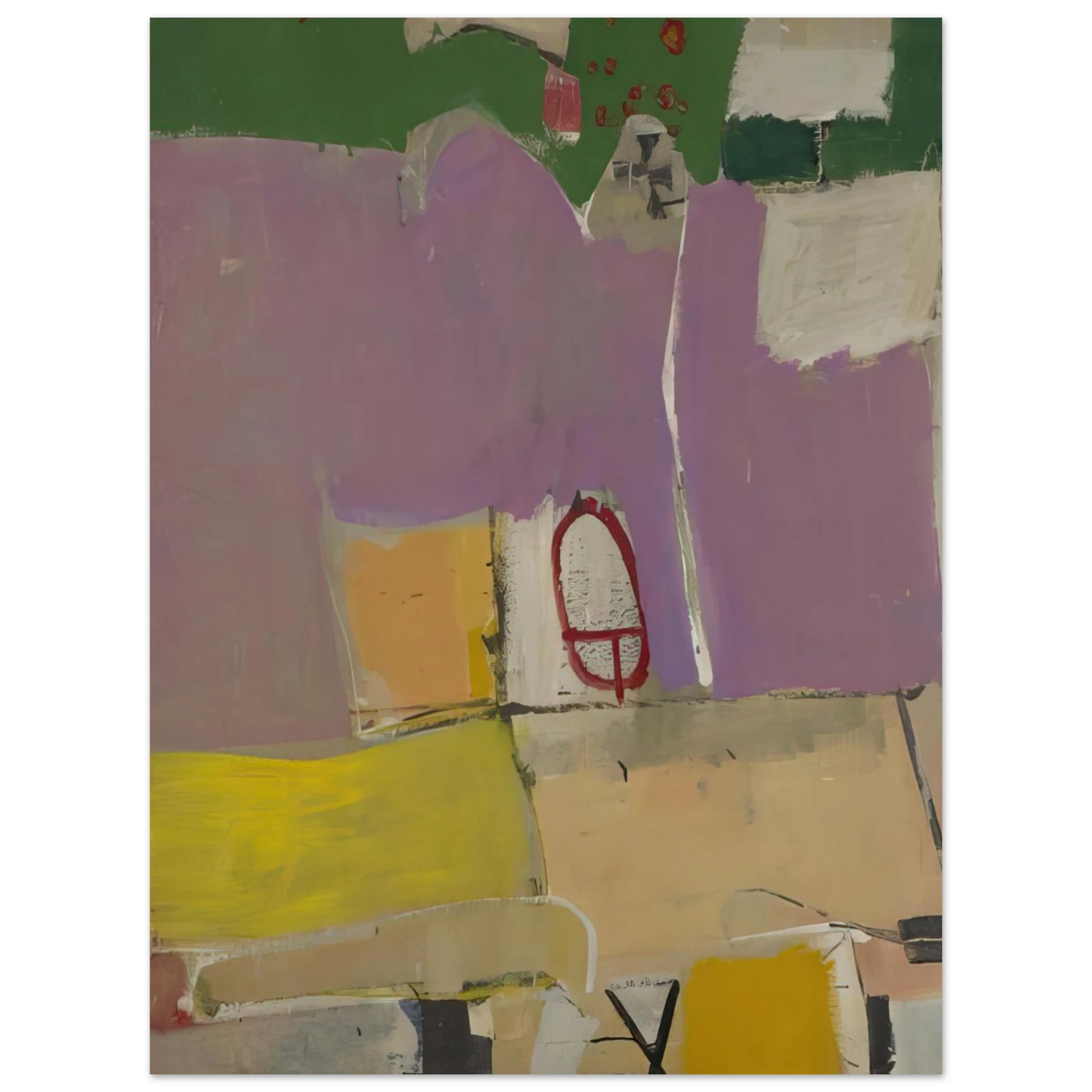 Richard Diebenkorn - Albuquerque #4 75x100 cm / 30x40inches Fine Art Poster