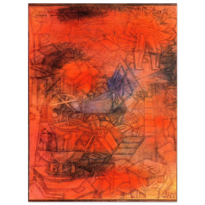 Paul Klee - GROYNES 1925 75x100 cm / 30x40inches Fine Art Poster