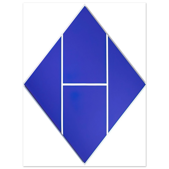 Carmen Herrera - Cobalt - 1982 75x100 cm / 30x40inches Fine Art Poster