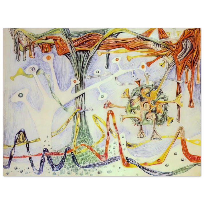 Roberto Matta - MORPHOLOGY 1937 75x100 cm / 30x40inches Fine Art Poster
