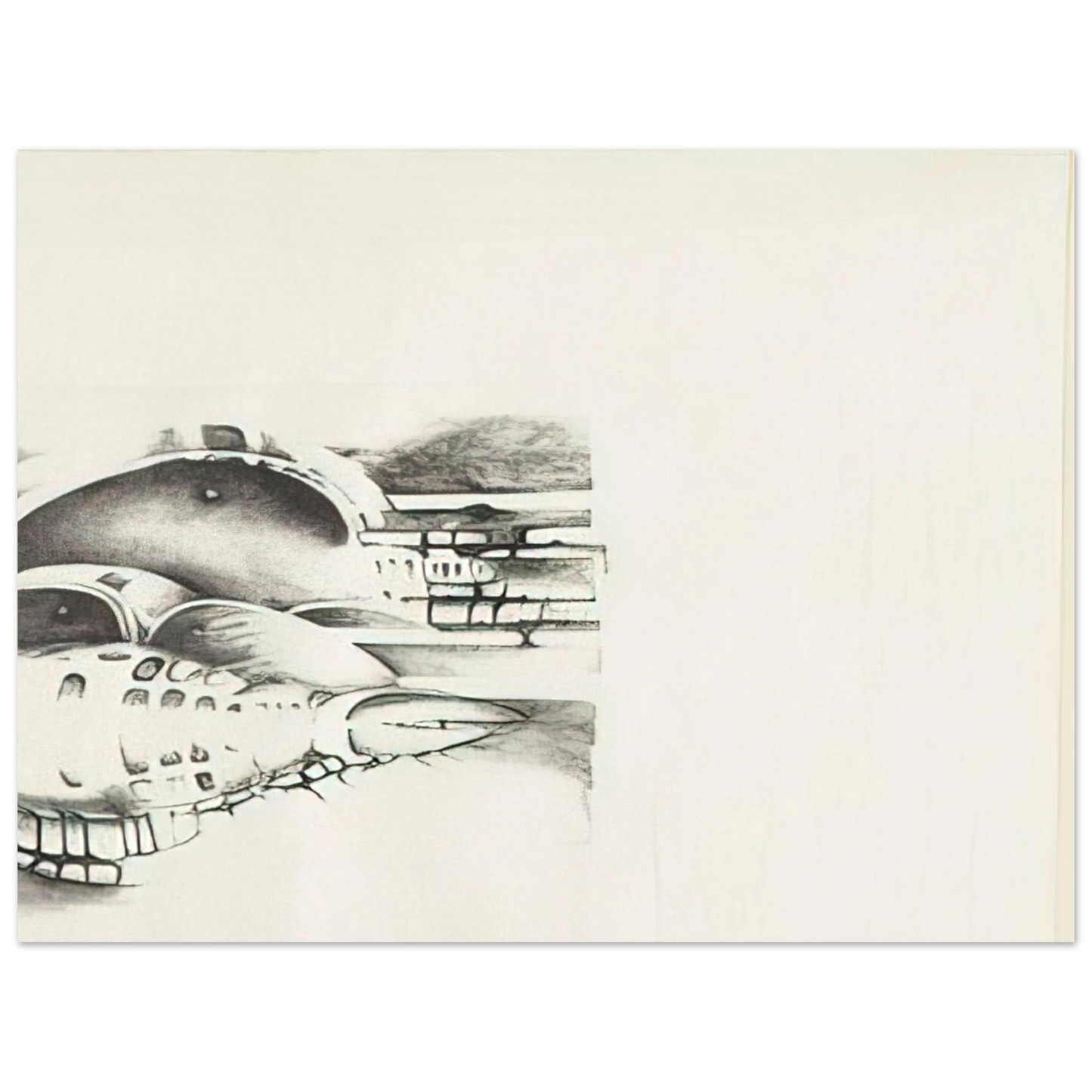 Lee Bontecou - THIRTEENTH STONE 1970 75x100 cm / 30x40inches Fine Art Poster