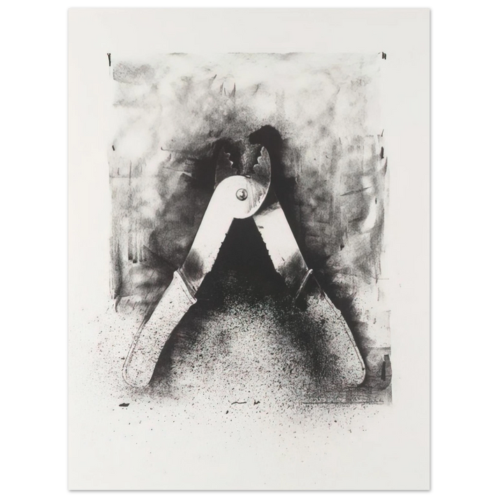 Jim Dine - UNTITLED FROM TEN WINTER TOOLS 1973 7 75x100 cm / 30x40inches Fine Art Poster