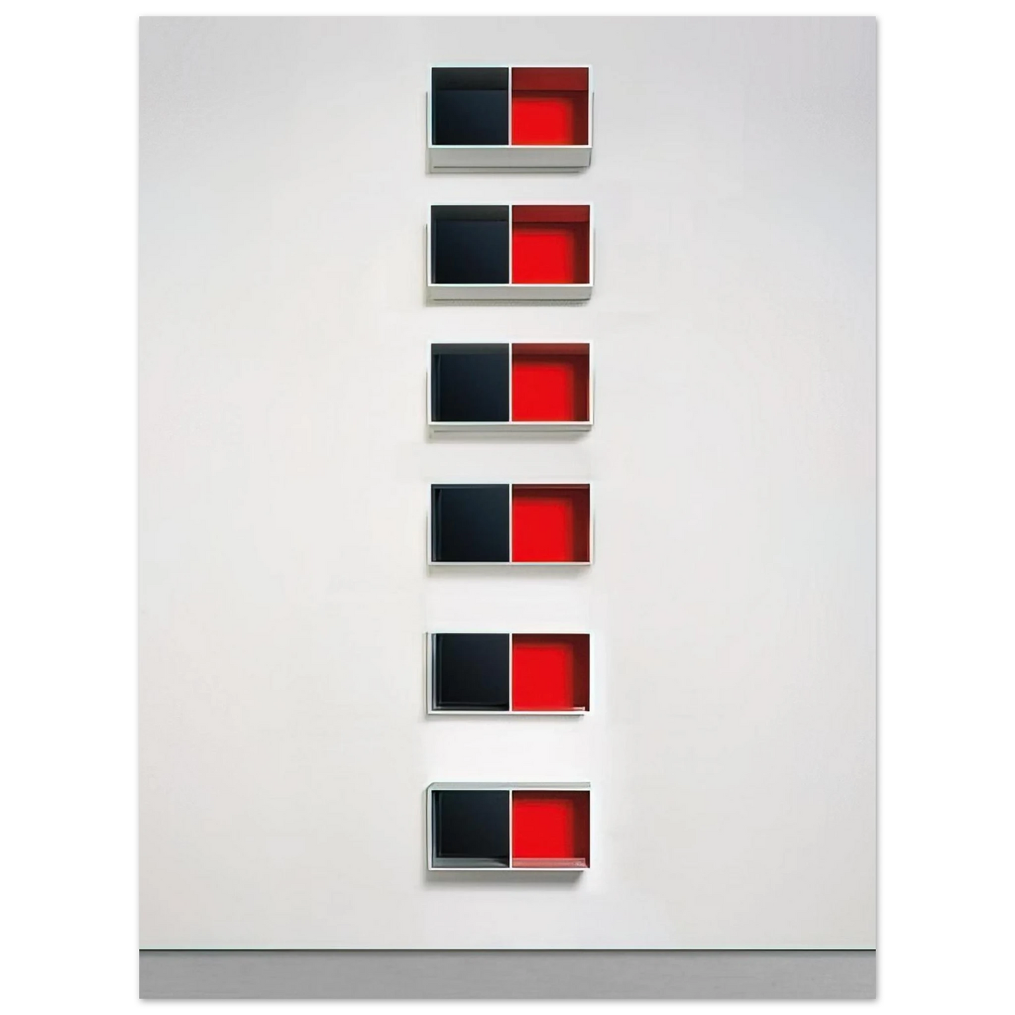 Donald Judd - Untitled Menziken 88-16 - 1988 75x100 cm / 30x40inches Fine Art Poster