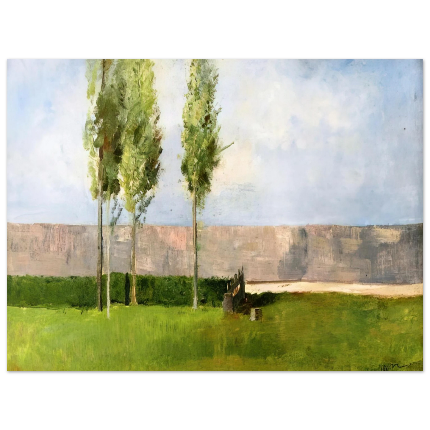 Odilon Redon - THE MEADOW 75x100 cm / 30x40inches Fine Art Poster