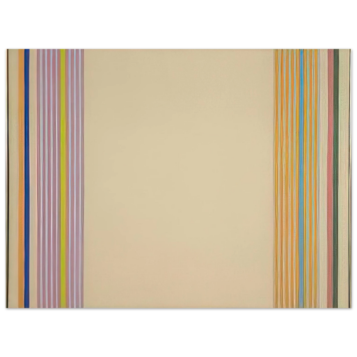 Gene Davis - End Stripes - 1960 75x100 cm / 30x40inches Fine Art Poster