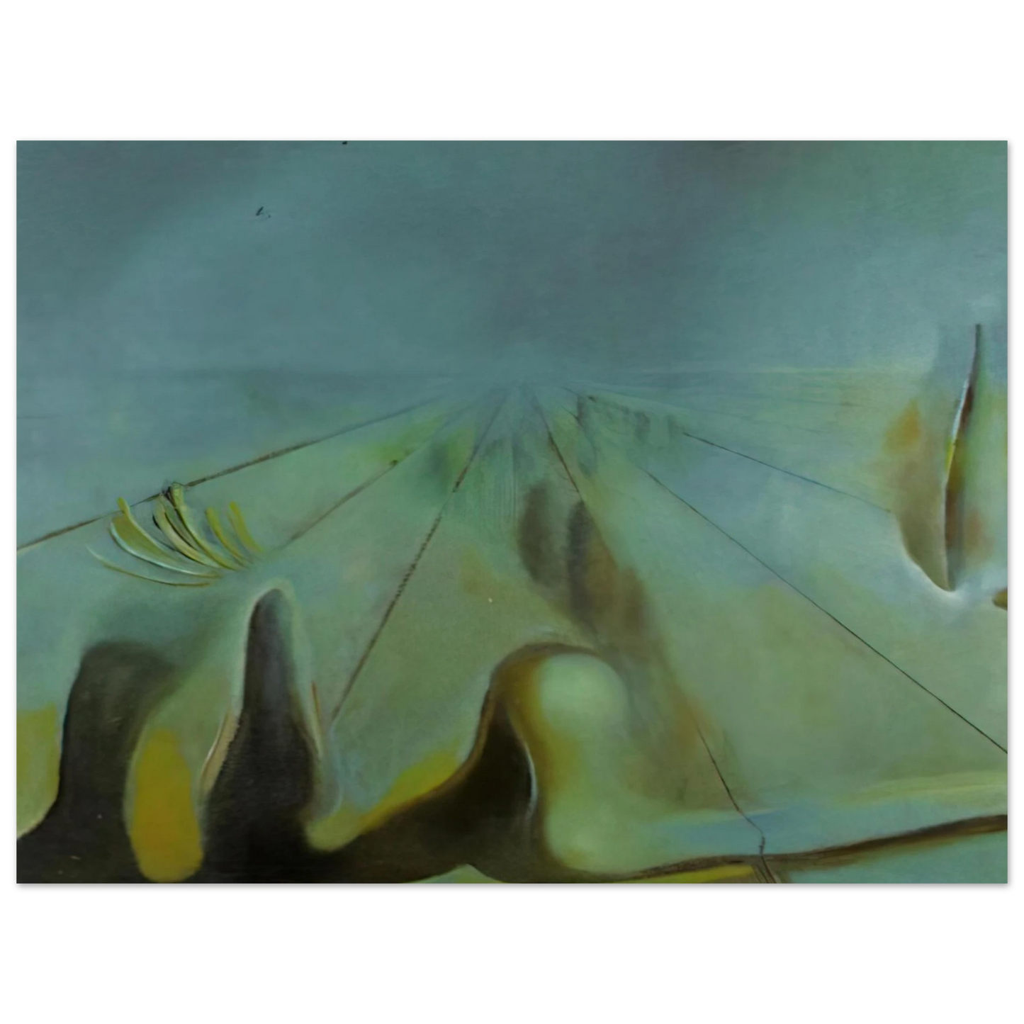Salvador Dali - ENIGMA UNFINISHED VERSION OF THE THREE GLORIOUS ENIGMAS OF GALA 75x100 cm / 30x40inches Fine Art Poster