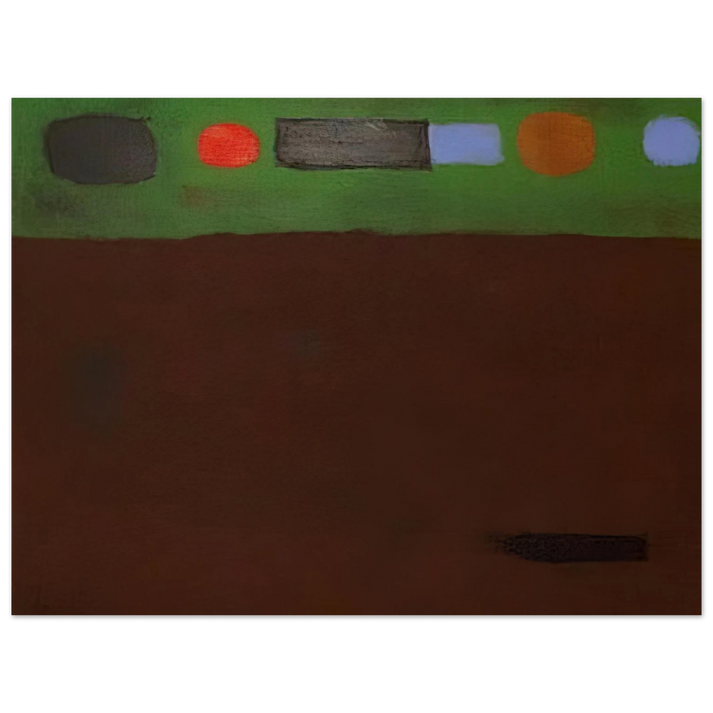 Adolph Gottlieb - Mood - 1967 75x100 cm / 30x40inches Fine Art Poster