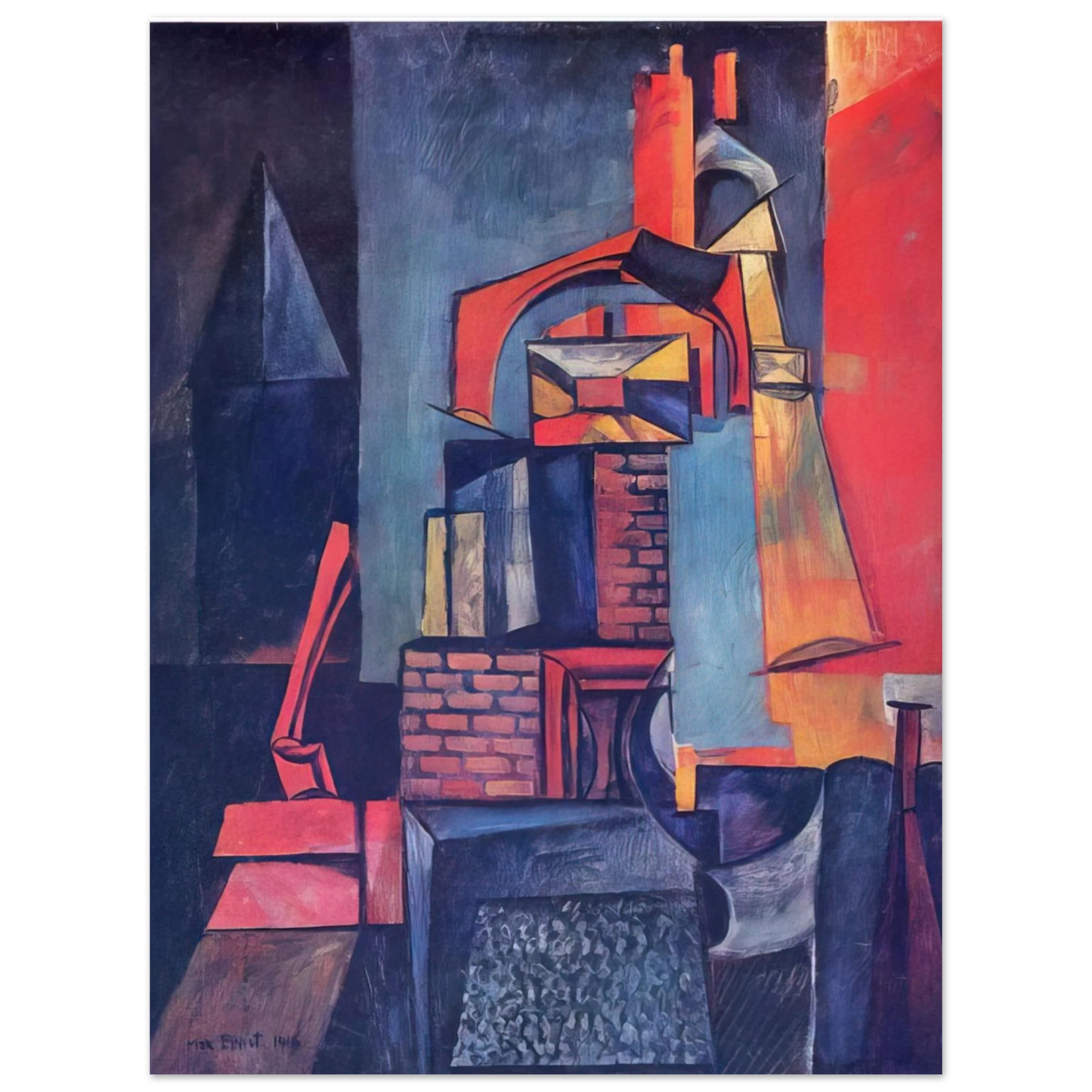 Max Ernst - Towers 75x100 cm / 30x40inches Fine Art Poster
