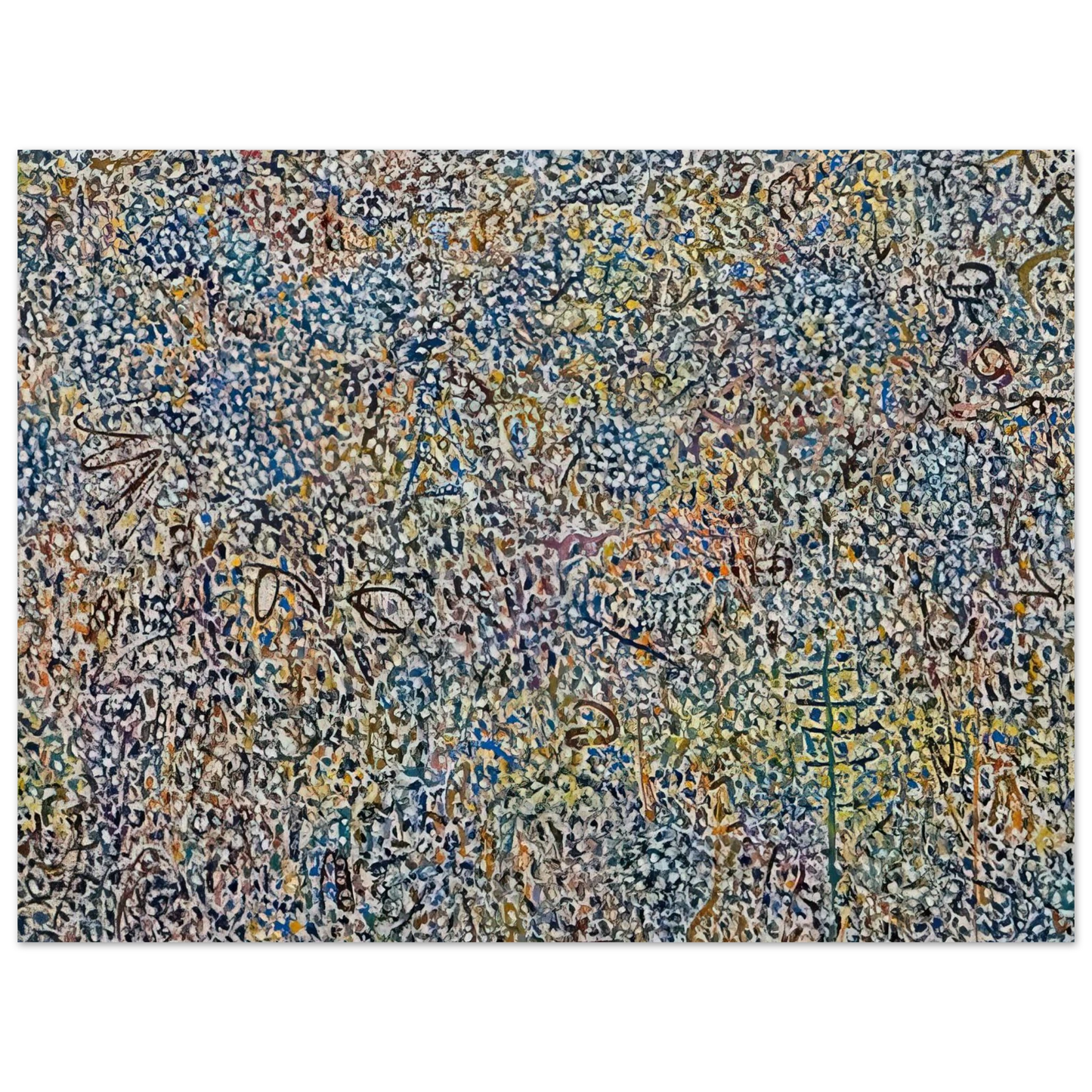 Richard Pousette-Dart - Presence Amaranth Garden - 1974 75x100 cm / 30x40inches Fine Art Poster