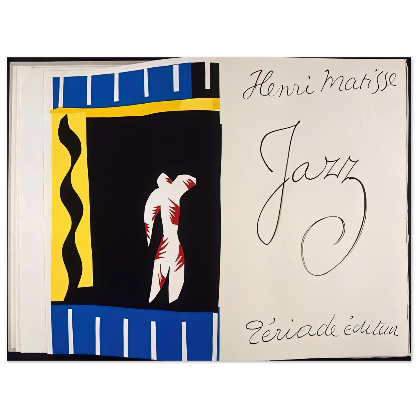 Henri Matisse - JAZZ BOOK 1947 75x100 cm / 30x40inches Fine Art Poster