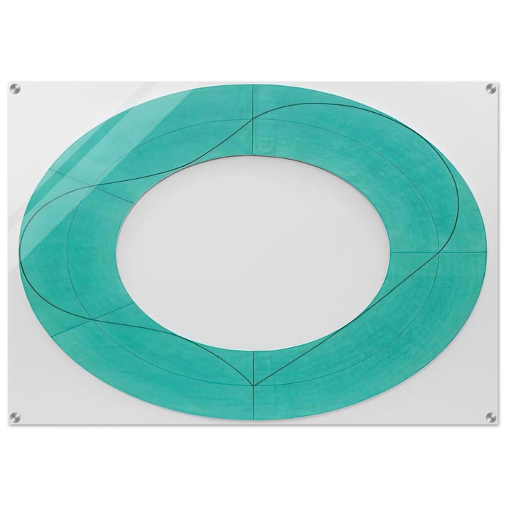 RING IMAGE C 2008 - Robert Mangold Acrylic Print - 70x100 cm / 28x40″ inches