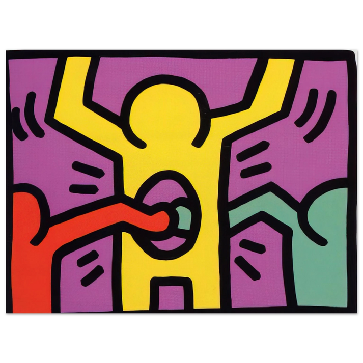 Keith Haring - POP SHOP 1 1987 75x100 cm / 30x40inches Fine Art Poster