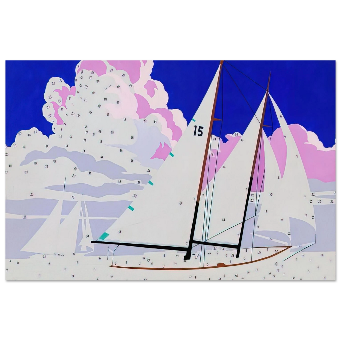 Andy Warhol - Do It Yourself Sailboats Fine Art Poster