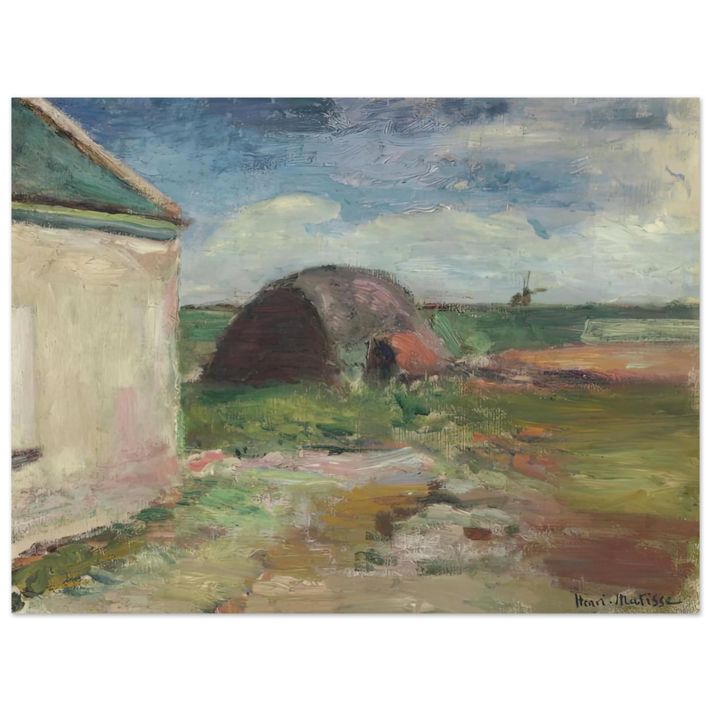 Henri Matisse - PAYSAGE DE BRETAGNE 1896 75x100 cm / 30x40inches Fine Art Poster