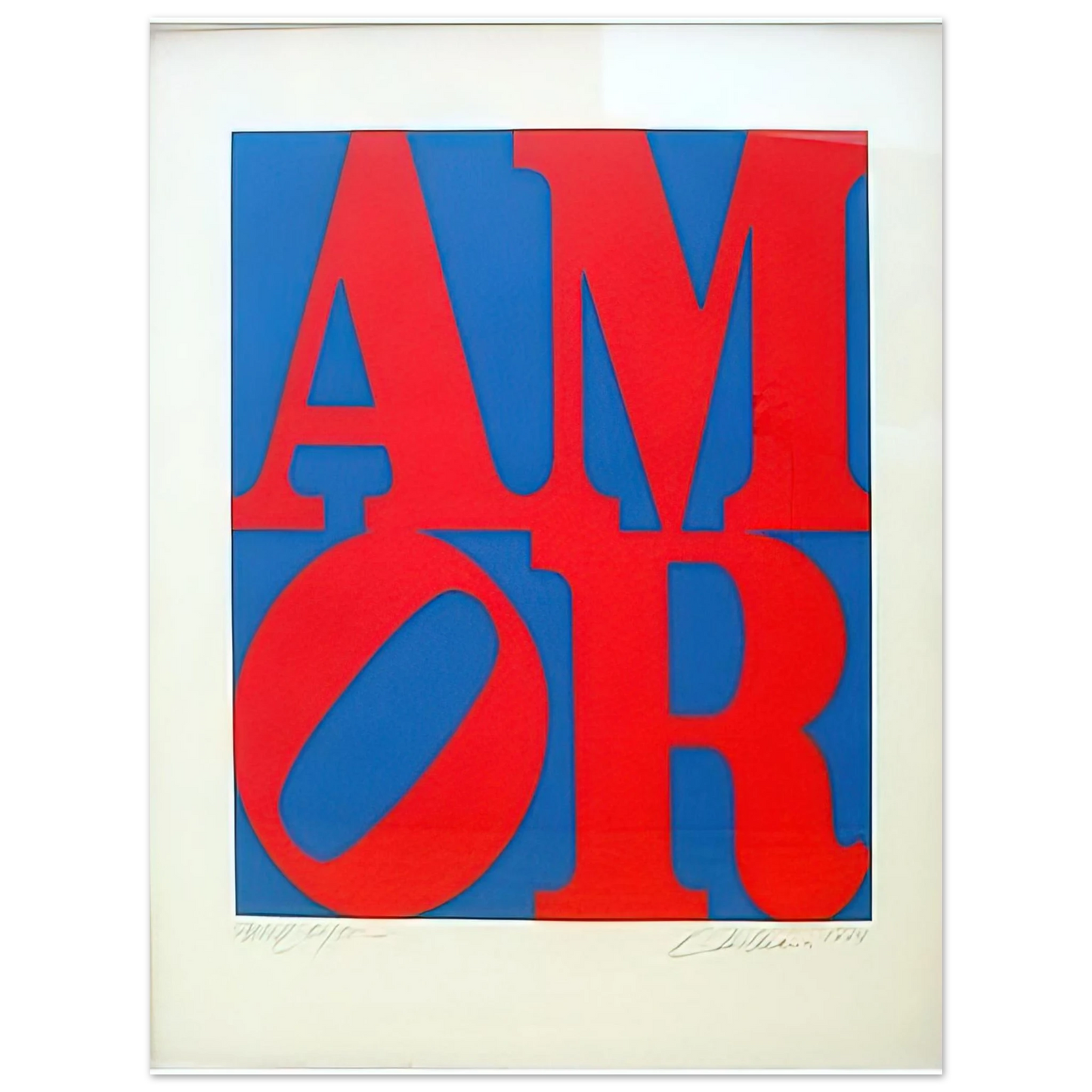 Robert Indiana - Amor 75x100 cm / 30x40inches Fine Art Poster
