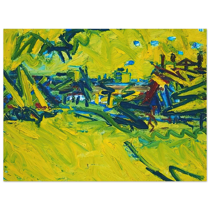 Frank Auerbach - THE ORIGIN OF THE GREAT BEAR 1968 75x100 cm / 30x40inches Fine Art Poster