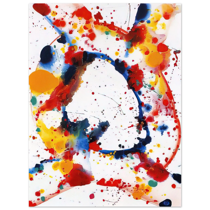 Sam Francis - Untitled Holy Hole 75x100 cm / 30x40inches Fine Art Poster