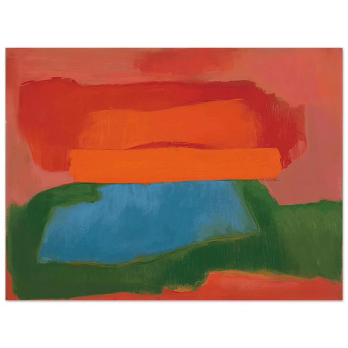 Esteban Vicente - NUMBER 2 1967 75x100 cm / 30x40inches Fine Art Poster
