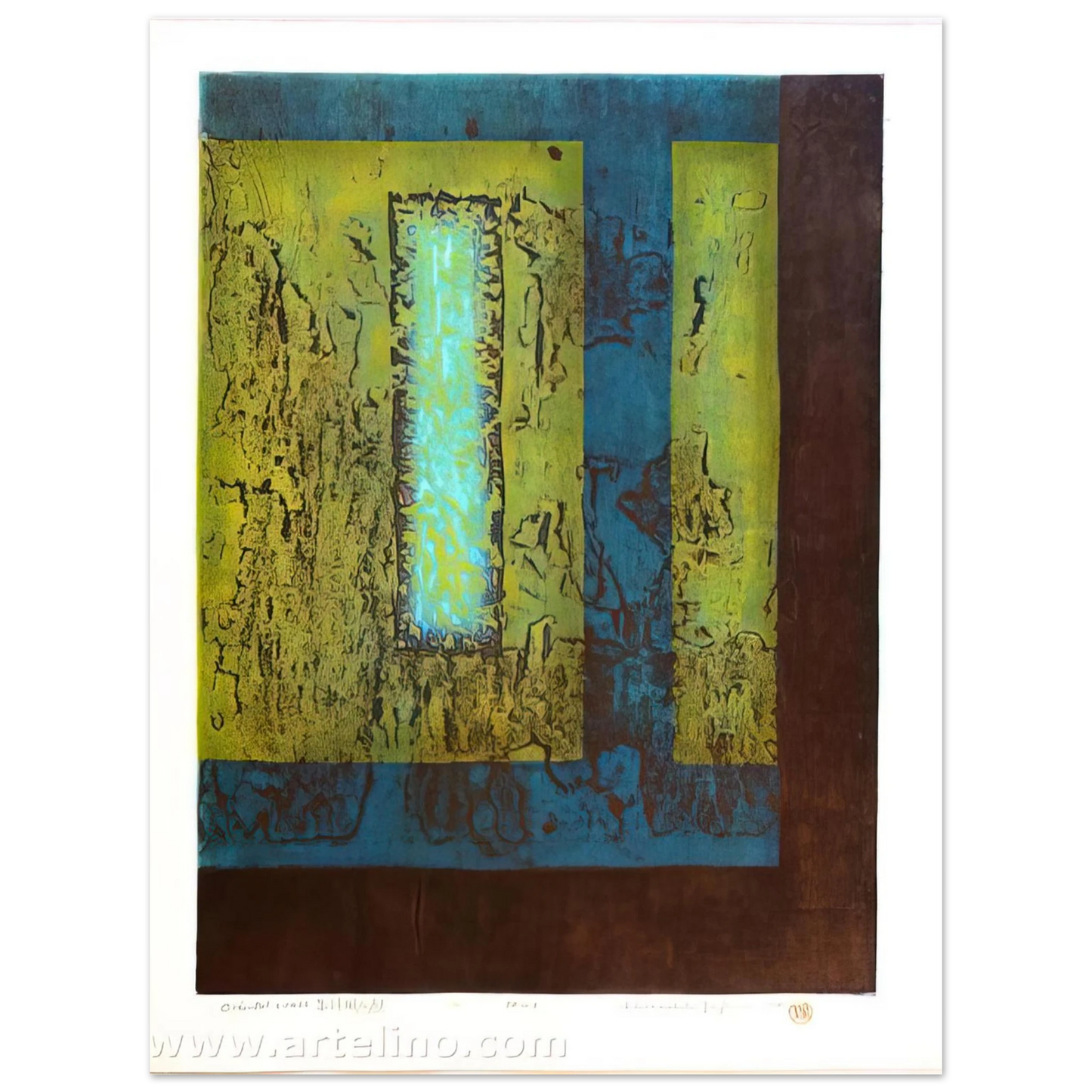 Hiroyuki Tajima - Oriental Wall - 1970 75x100 cm / 30x40inches Fine Art Poster