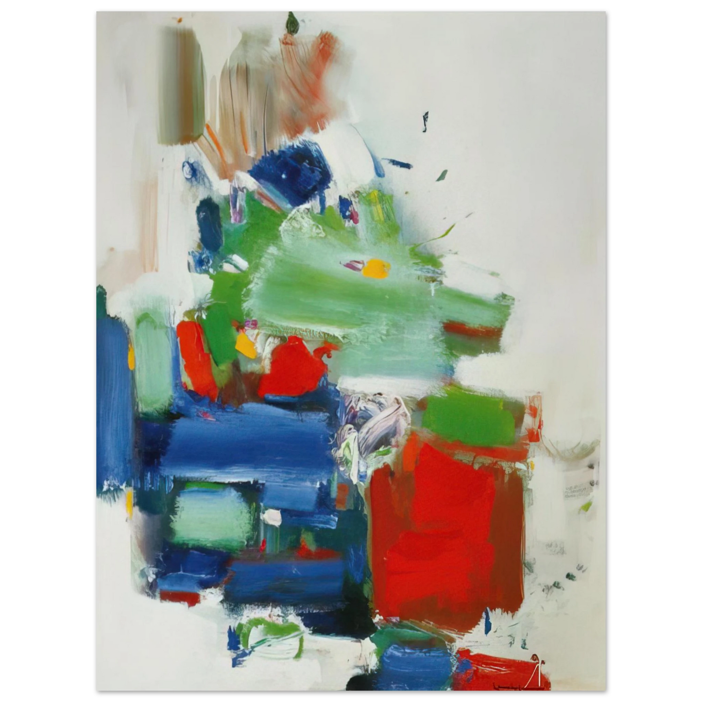 Hans Hofmann - Art Like Love Is Dedication 75x100 cm / 30x40inches Fine Art Poster