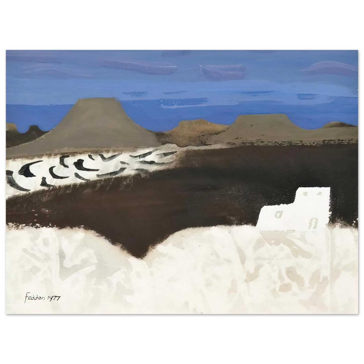 Mary Fedden - Lanzarote - 1977 75x100 cm / 30x40inches Fine Art Poster
