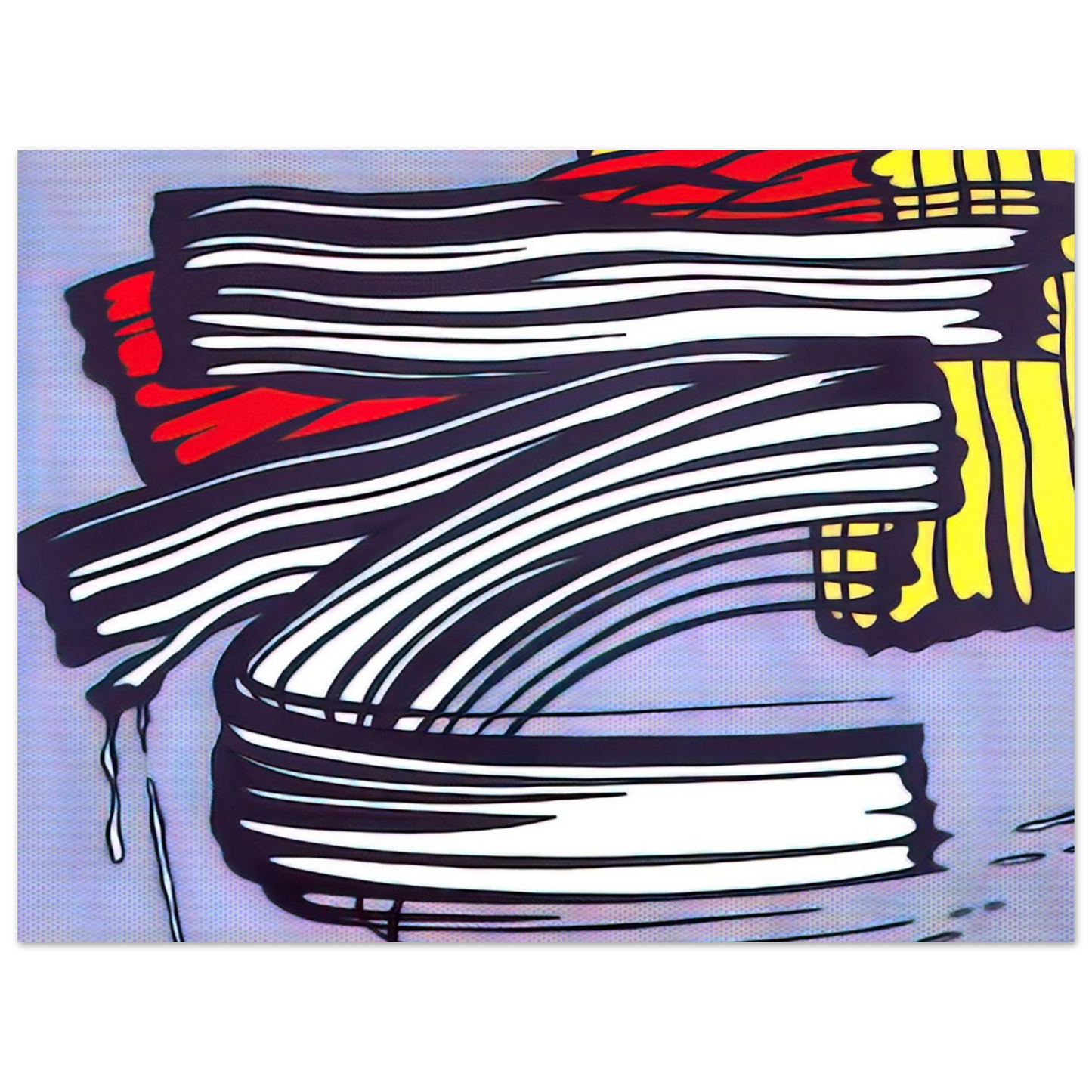 Roy Lichtenstein - LITTLE BIG PAINTING 1965 75x100 cm / 30x40inches Fine Art Poster
