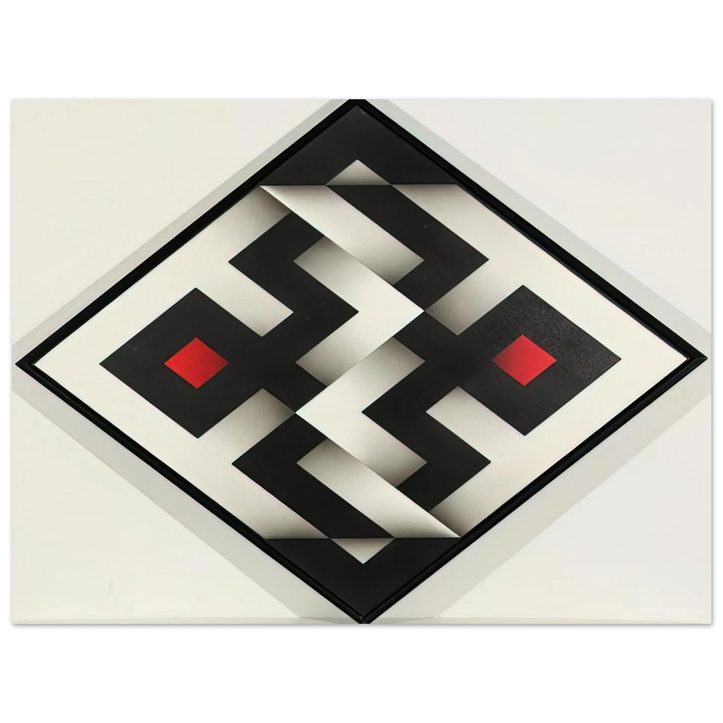 Omar Rayo - Ibawabi - 1975 75x100 cm / 30x40inches Fine Art Poster