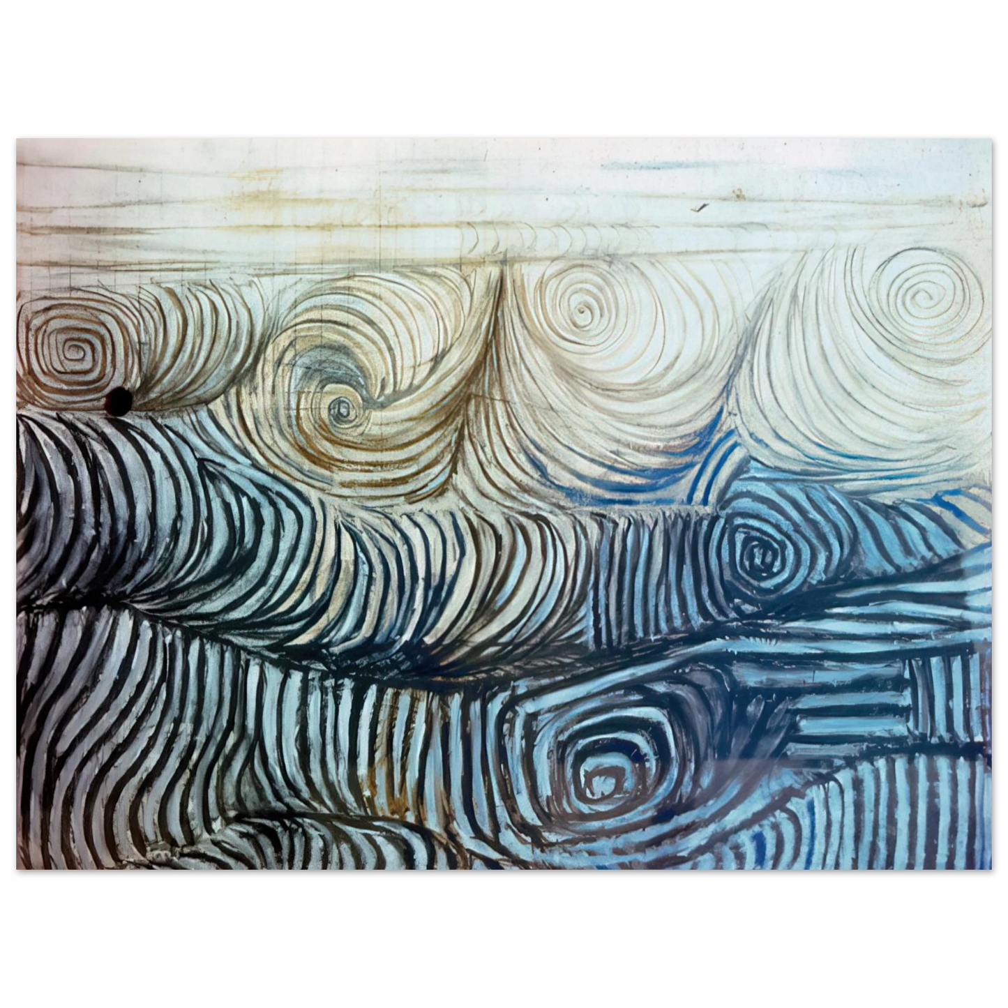 Victor Pasmore - THE WAVE 1950 75x100 cm / 30x40inches Fine Art Poster