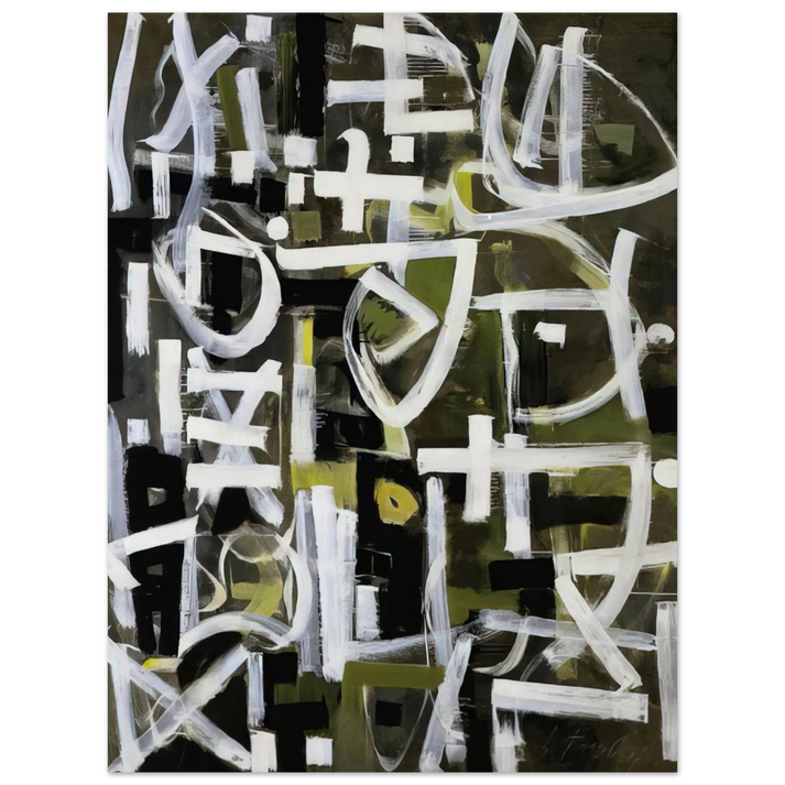 Bradley Walker Tomlin - Number 2 - 1950 75x100 cm / 30x40inches Fine Art Poster
