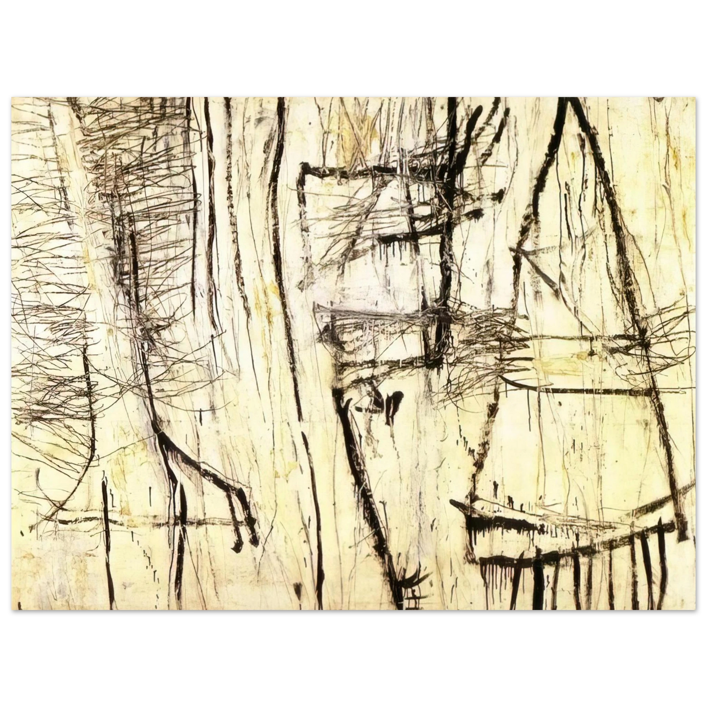 Cy Twombly - Tiznit 75x100 cm / 30x40inches Fine Art Poster