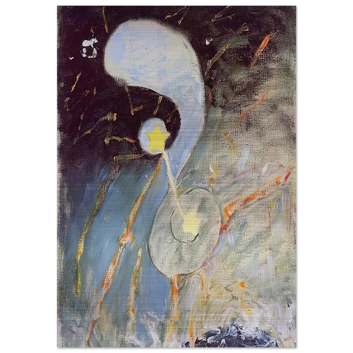 CHAOS NR 2 1906 - Hilma af Klint Brushed Aluminum Print - 70x100 cm / 28x40 inches | Hilma af Klint Aluminum Print | Hilma af Klint Prints