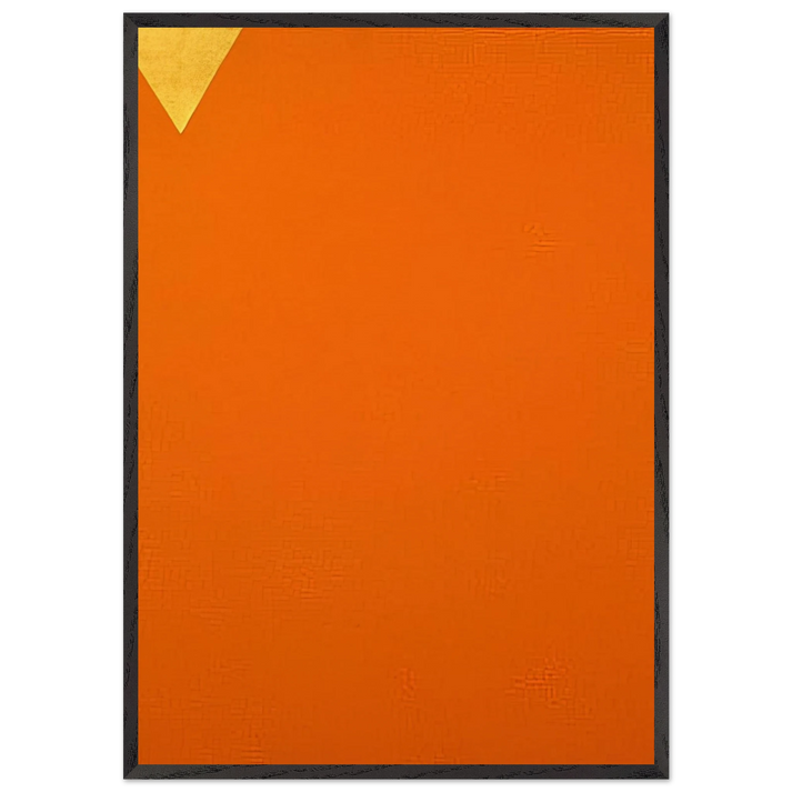 Untitled - 1984 N4 - Mira Schendel 70x100 cm / 28x40 inches Framed Art Print – Black Wooden Frame