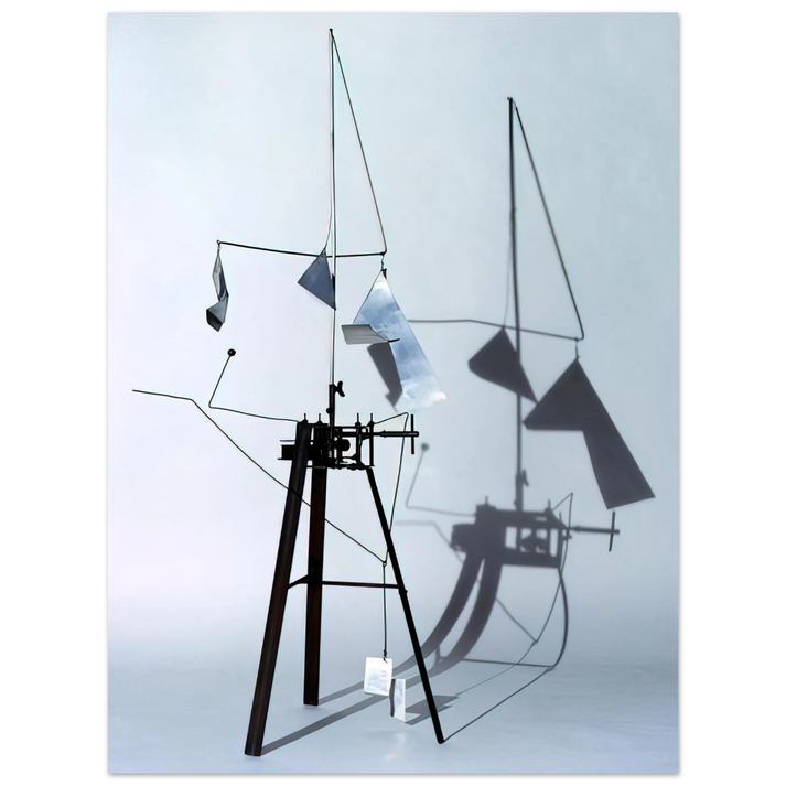 Bruno Munari - Useless Machine Arrhythmic Carousel - 1953 75x100 cm / 30x40inches Fine Art Poster