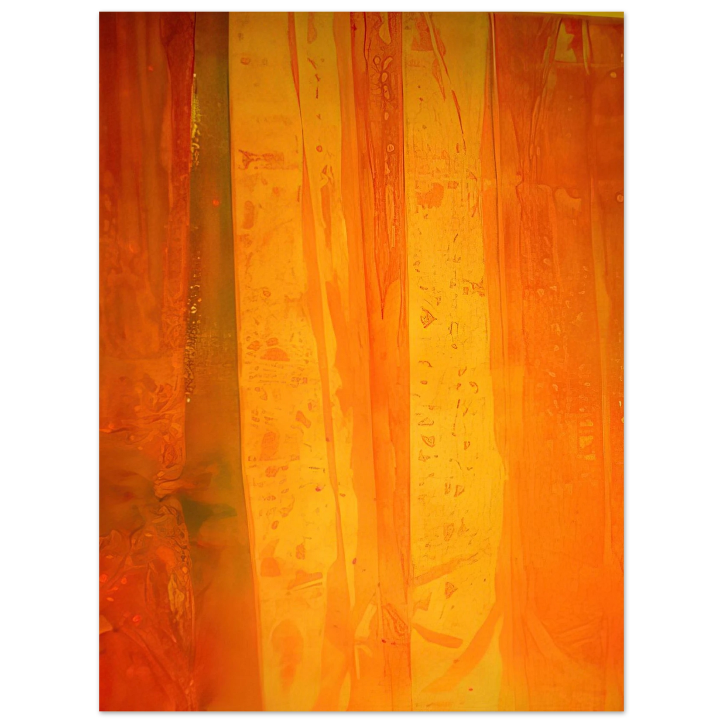 Sam Gilliam - Pink Flutter 75x100 cm / 30x40inches Fine Art Poster