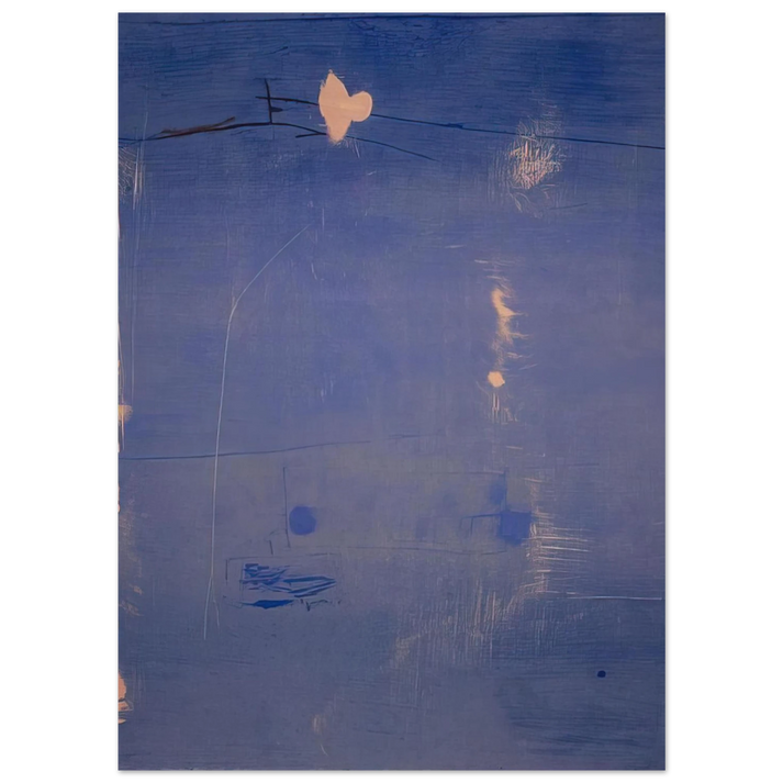 Helen Frankenthaler - Cameo - 1980 Wall art - 30x40 cm / 12x16 inches - Premium Wooden Framed Poster With Fine Art Paper-canvas - Wood frame