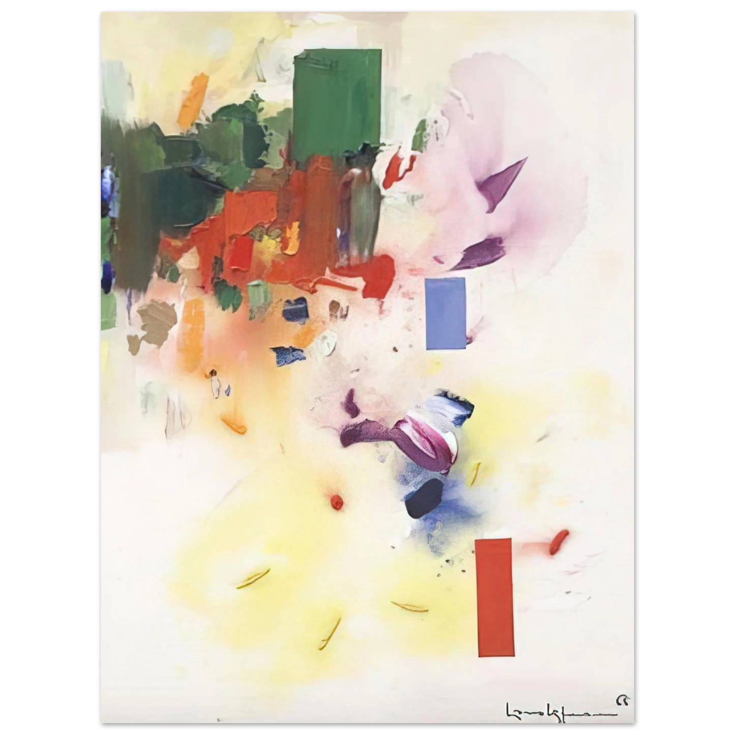 Hans Hofmann - The Castle 75x100 cm / 30x40inches Fine Art Poster