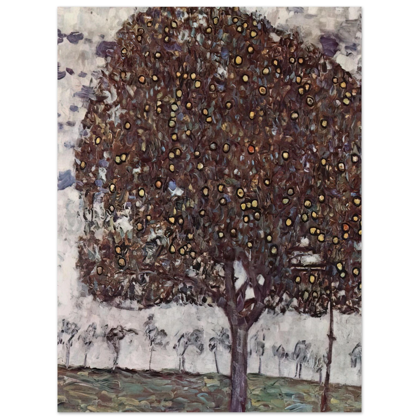 Gustav Klimt - APPLE TREE II 75x100 cm / 30x40inches Fine Art Poster