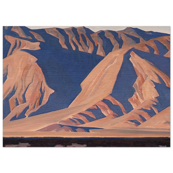 Maynard Dixon - INYO MOUNTAINS 1944 Wall art - A3 (29.7 x 42 cm) - Premium Wooden Framed Poster With Fine Art Paper-canvas - Wood frame