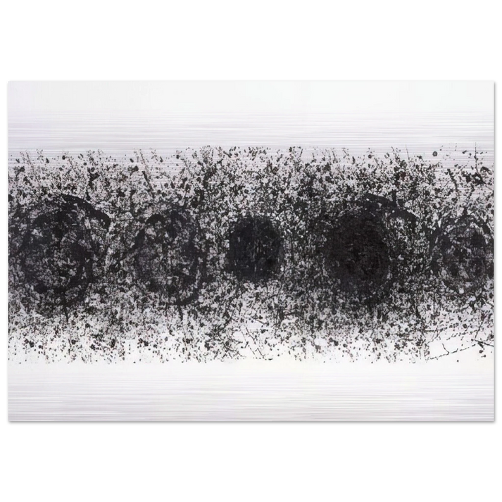 Straight Line of the Sun L. L187 - Sam Francis Brushed Aluminum Print - 70x100 cm / 28x40 inches | Sam Francis Aluminum Print | Sam Francis Prints