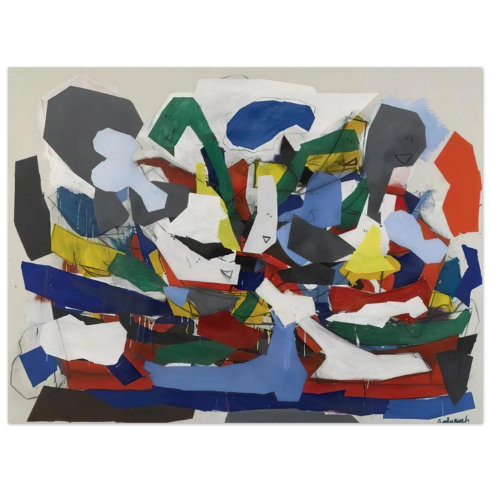 Robert Goodnough - Adventure II - 1963 75x100 cm / 30x40inches Fine Art Poster