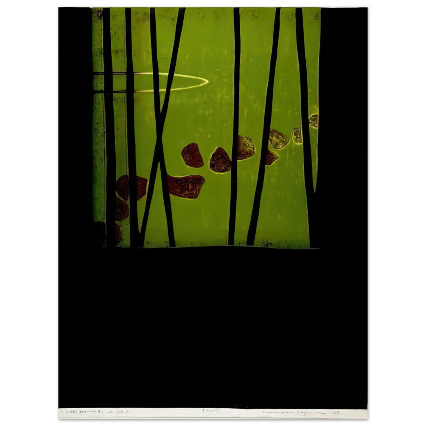 Hiroyuki Tajima - Small Garden - 1967 75x100 cm / 30x40inches Fine Art Poster