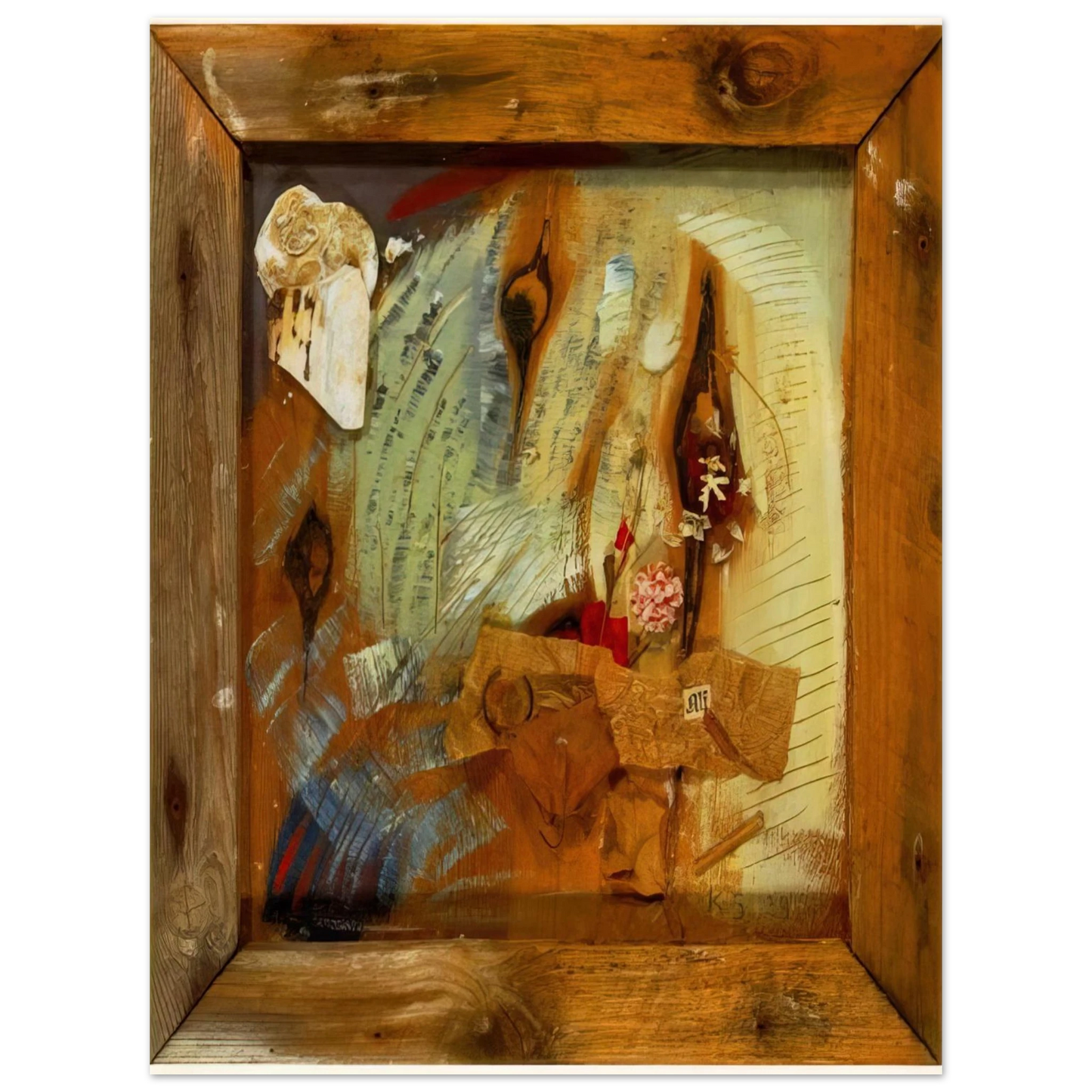 Kurt Schwitters - MERZBILD ALF 1939 75x100 cm / 30x40inches Fine Art Poster