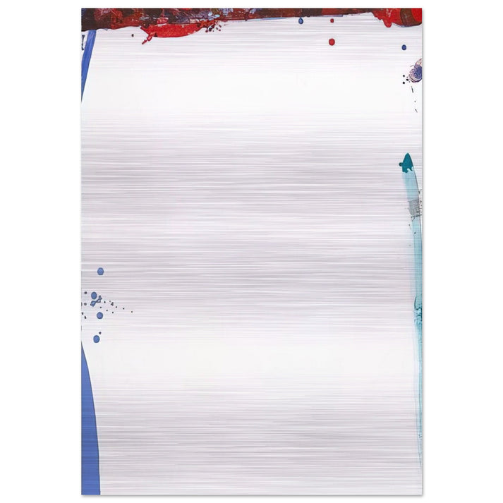 Chinese Wall L. L101; SF-87 - Sam Francis Brushed Aluminum Print - 70x100 cm / 28x40 inches | Sam Francis Aluminum Print | Sam Francis Prints