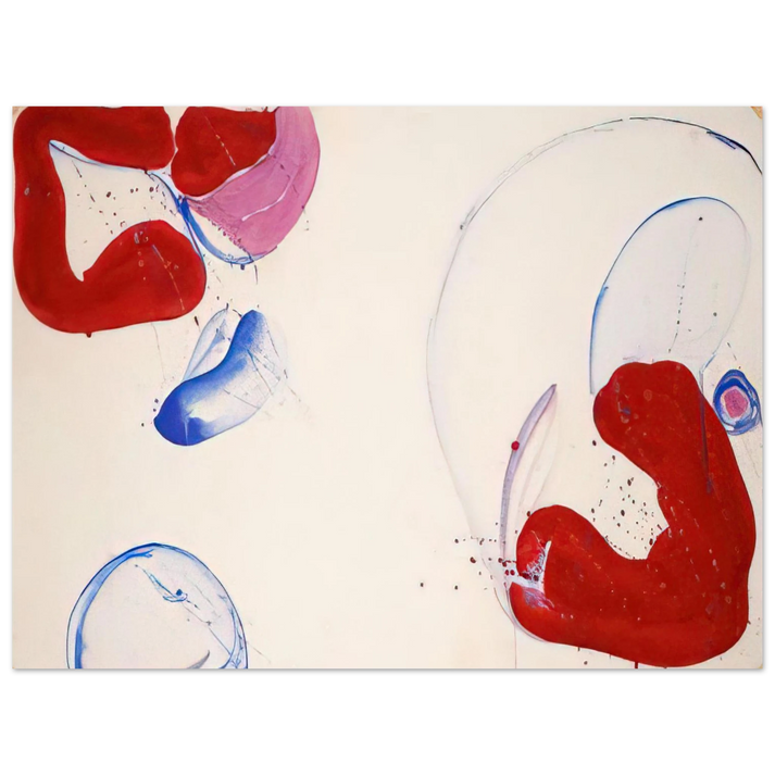 Sam Francis - Untitled SF 61-012 75x100 cm / 30x40inches Fine Art Poster
