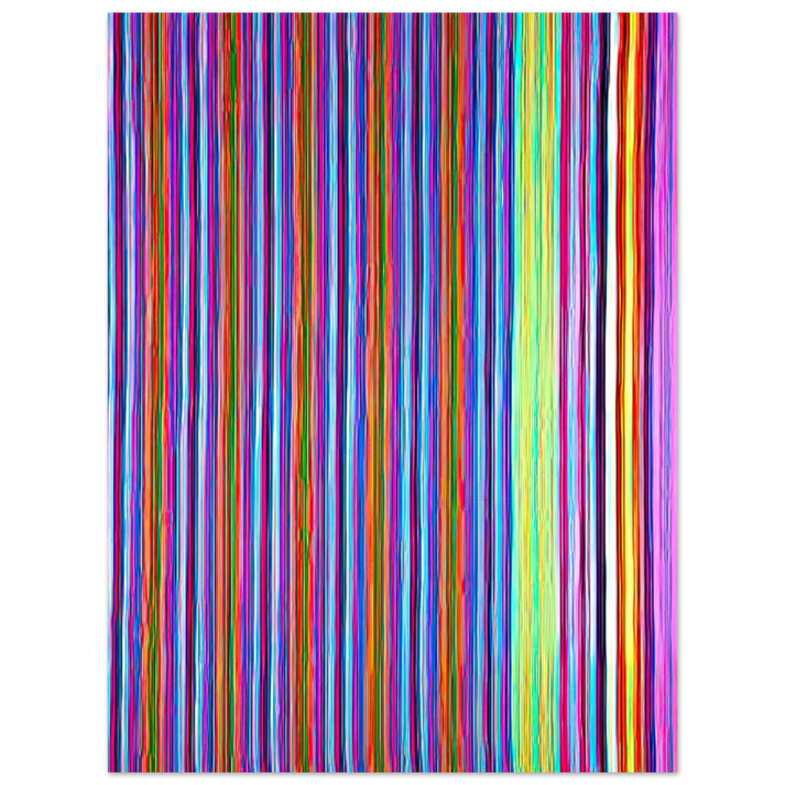 Gene Davis - Gothic Jab - 1968 75x100 cm / 30x40inches Fine Art Poster