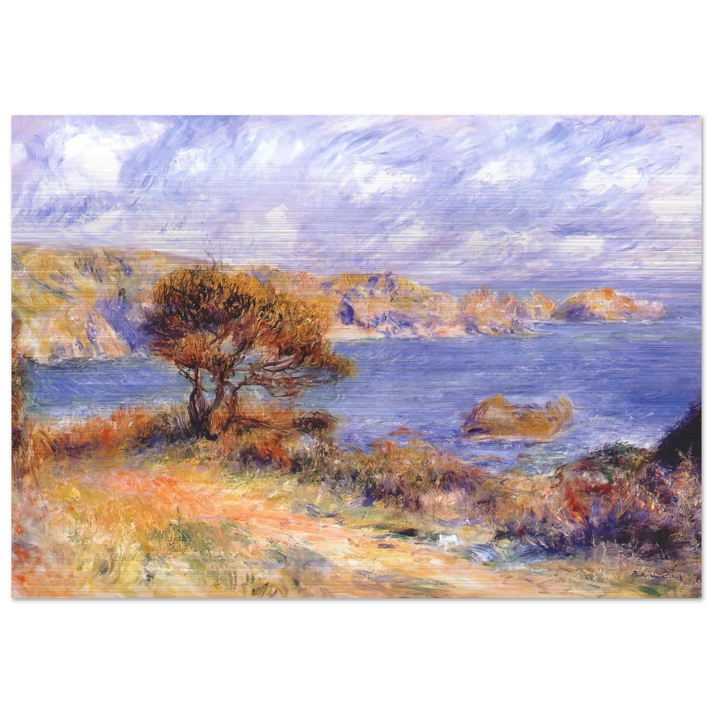 View at guernsey - Pierre-Auguste Renoir Brushed Aluminum Print - 70x100 cm / 28x40 inches | Pierre-Auguste Renoir Aluminum Print | Pierre-Auguste Renoir Prints
