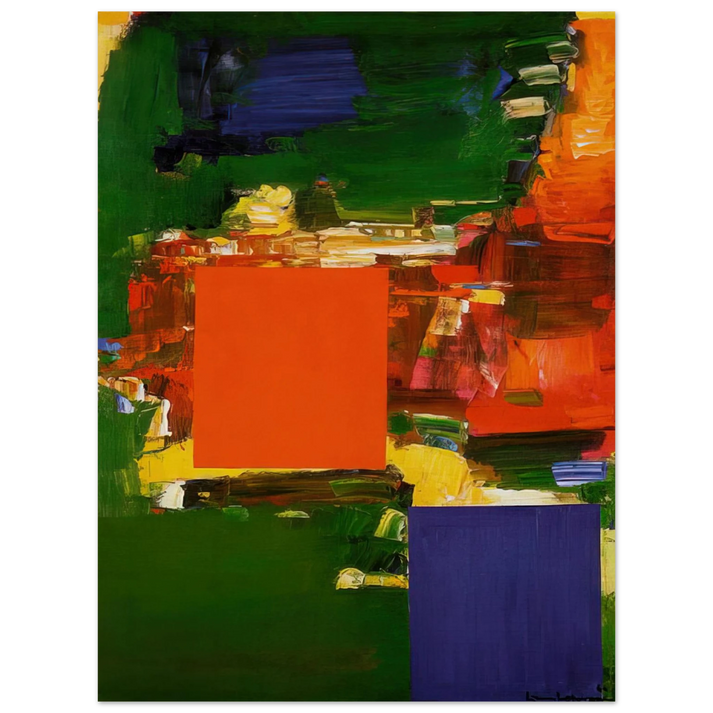 Hans Hofmann - Olive Grove 75x100 cm / 30x40inches Fine Art Poster