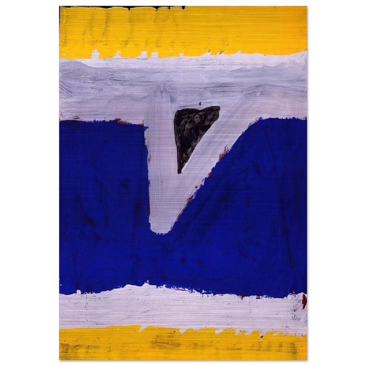 Untitled G-60-06 - Al Held Brushed Aluminum Print - 70x100 cm / 28x40 inches | Al Held Aluminum Print | Al Held Prints